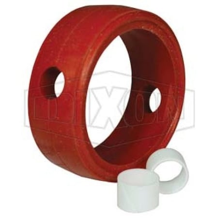 Valve Repair Kit, For Use With Clamp End And Weld End Butterfly Valves, Silicon, Red